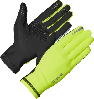 Gripgrab Insulator 2 Hi-Vis Spring-Autumn Gloves Yellow Hi-Vis | Buy Gripgrab Insulator 2 Hi-Vis Spring-Autumn Gloves Yellow Hi-Vis here | Outnorth