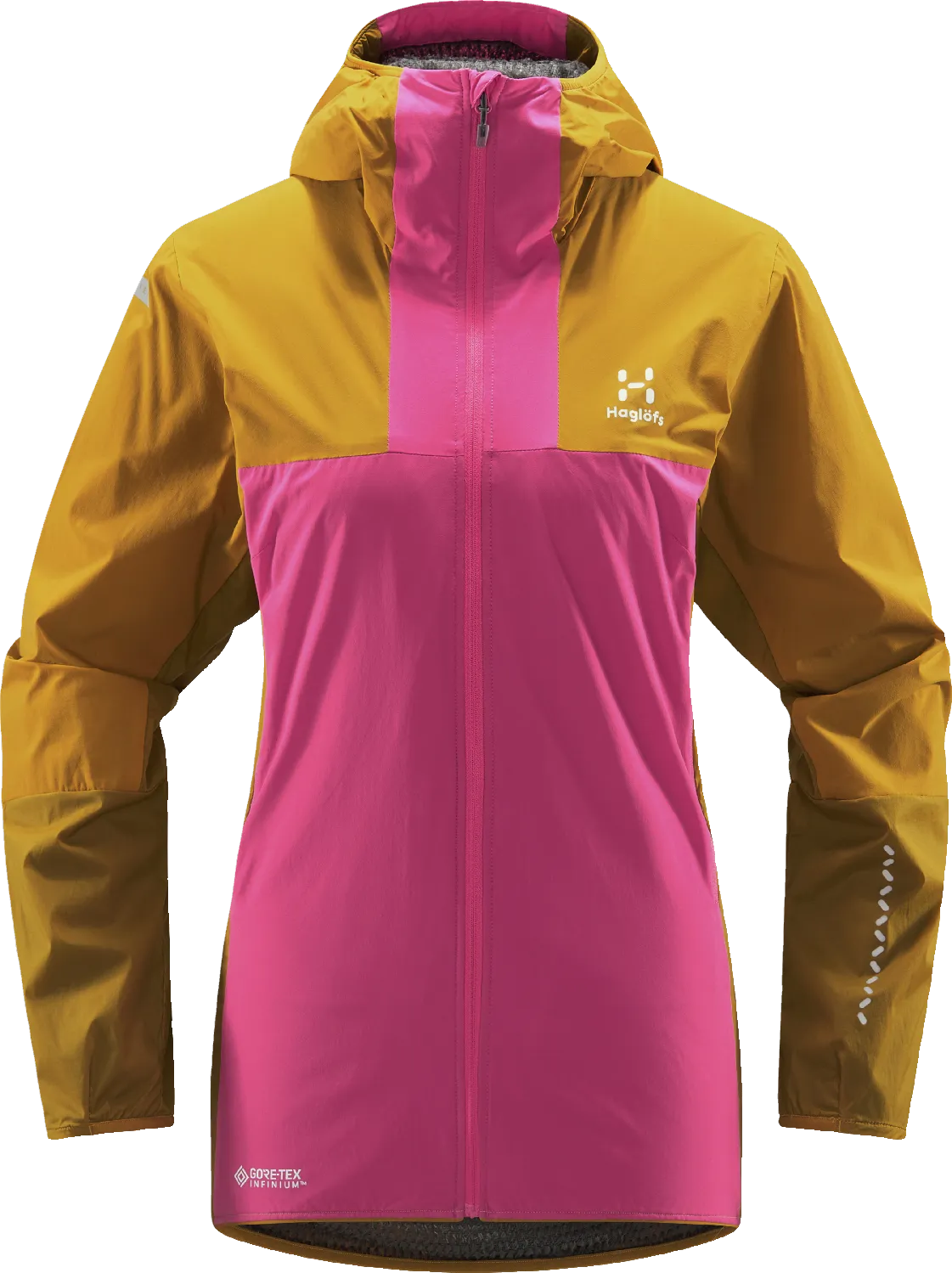 Haglöfs Women&#x27;s L.I.M Alpha Hood Ultra Pink/Autumn Leaves | Buy Haglöfs Women&#x27;s L.I.M Alpha Hood Ultra Pink/Autumn Leaves here | Outnorth
