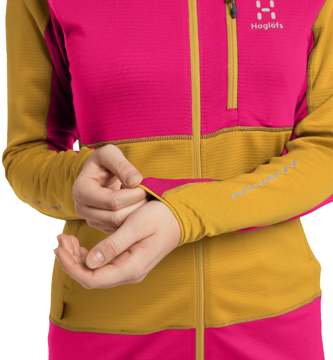 Haglöfs Women&#x27;s L.I.M Mid Fast Hood Autumn Leaves/Ultra Pink | Buy Haglöfs Women&#x27;s L.I.M Mid Fast Hood Autumn Leaves/Ultra Pink here | Outnorth