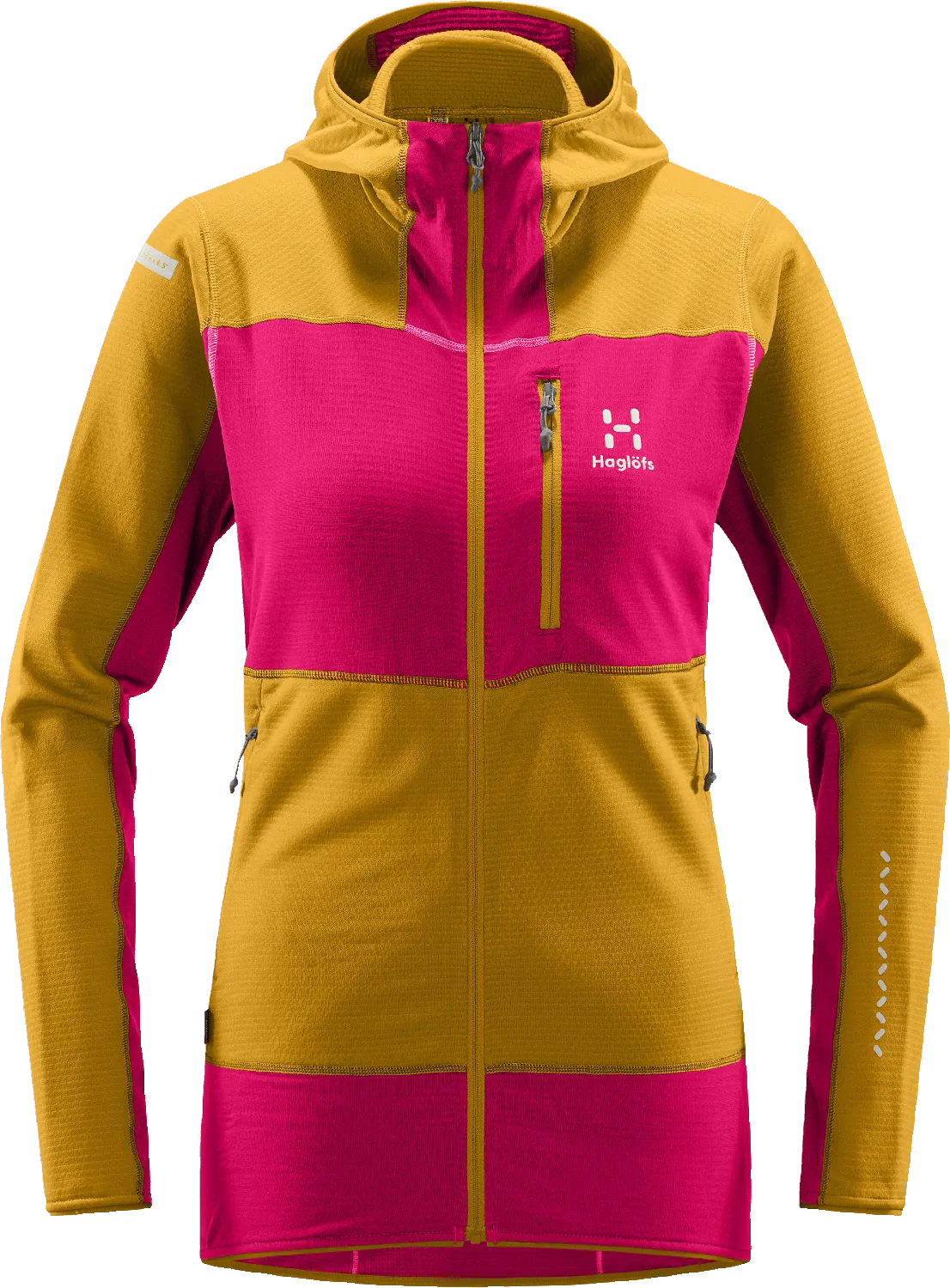 Haglöfs Women&#x27;s L.I.M Mid Fast Hood Autumn Leaves/Ultra Pink | Buy Haglöfs Women&#x27;s L.I.M Mid Fast Hood Autumn Leaves/Ultra Pink here | Outnorth