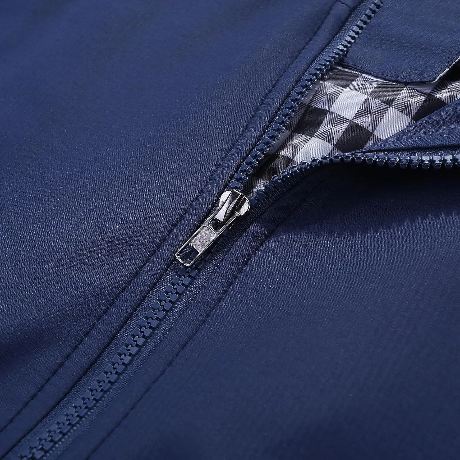 Men's Lightweight Full Zip Jacket Stand Collar Thin Outerwear Windbreaker Golf Zipper Coat Casual Bomber Jackets