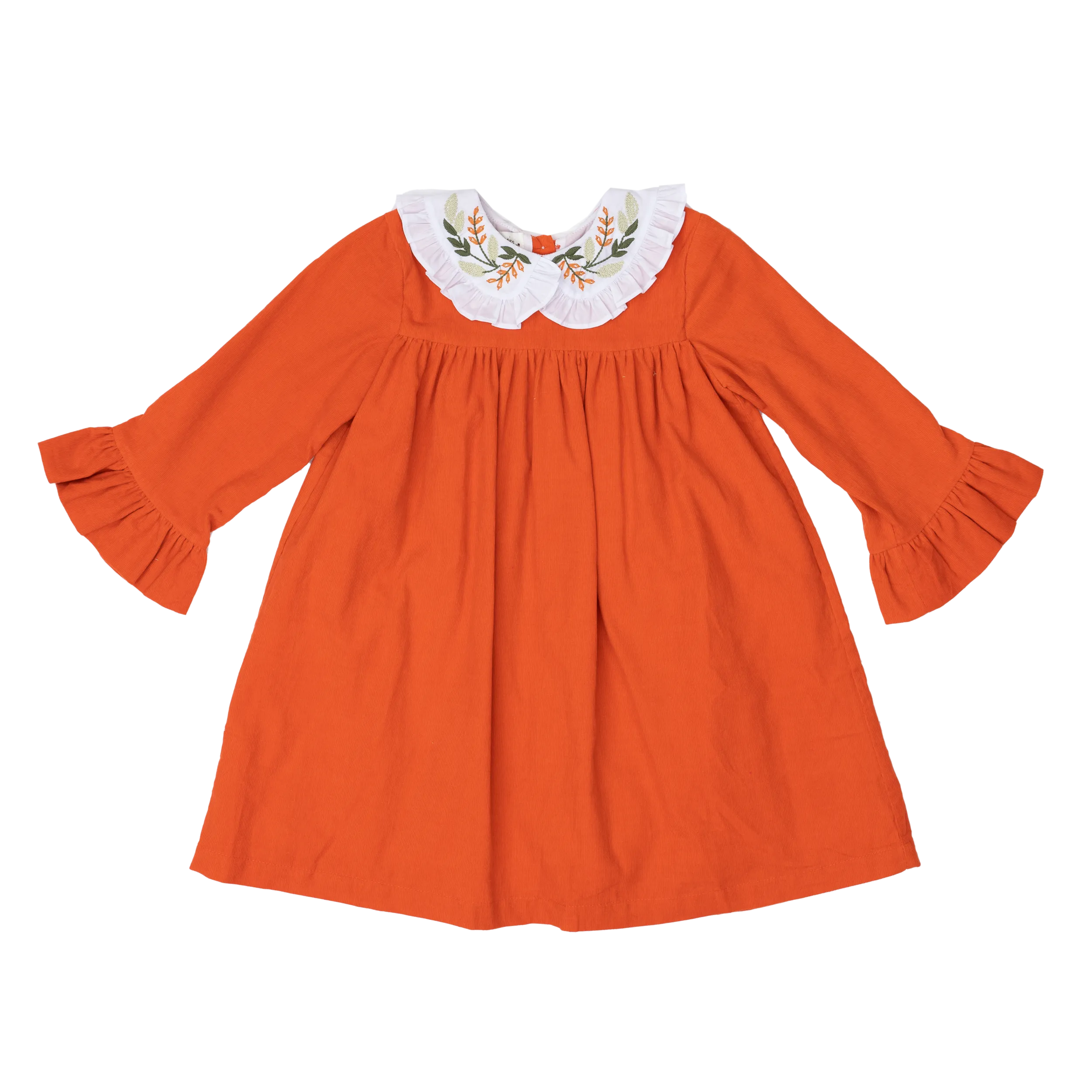 Meri Orange Cord Dress