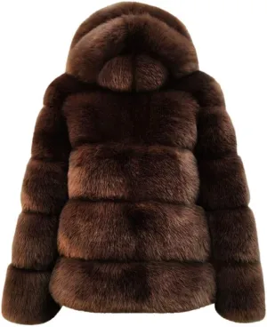 Winter Coats for Women 2024 Oversized Soft Long Sleeve Overcoat Faux Fur Jacket Fuzzy Fleece Jackets Warm Padded Coat